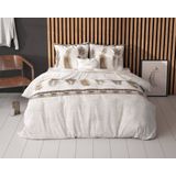 Sleeptime Feathers 3 Dekbedovertrek - 200 x 200/220 + 2 60 x 70 cm kussenslopen - Grijs