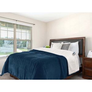 Swiss Nights Sherpa Fleece - Elektrische Warmte Deken - 150 x 180cm