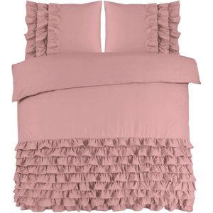 Dreamhouse - Cyprus - Dekbedovertrek - Roze - 100% Katoen - 140X200/220