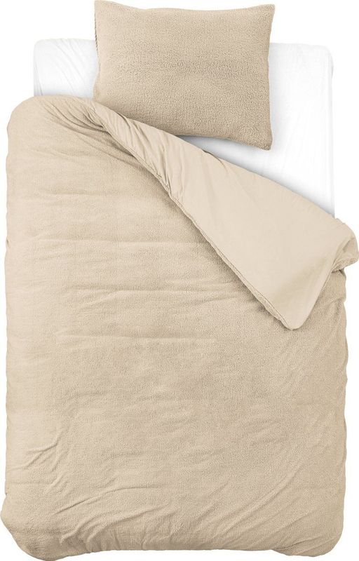 Sleeptime Teddy Dekbedovertrek + 1 kussenslopen Taupe