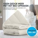 Sleeptime 2 in 1 Dekbed Dekbed zonder Overtrek + Gratis Kussenslopen Creme