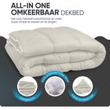 Sleeptime 2 in 1 Dekbed Dekbed zonder Overtrek + Gratis Kussenslopen Creme