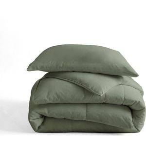 Sleeptime All-in one Omkeerbare Dekbed - Dekbed zonder Overtrek - 140x200 - Groen