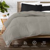 Sleeptime 2 in 1 Dekbed Dekbed zonder Overtrek + Gratis Kussensloop Kaki