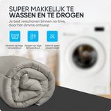 Sleeptime 2 in 1 Dekbed Dekbed zonder Overtrek + Gratis Kussenslopen Kaki