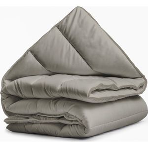 Sleeptime 2 in 1 Dekbed Dekbed zonder Overtrek + Gratis Kussenslopen Kaki