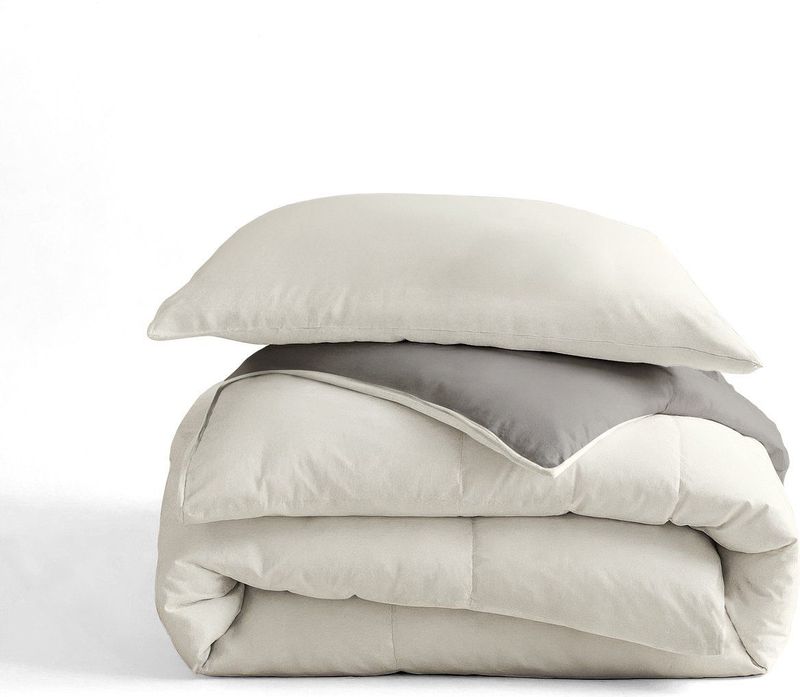 Dekbed - Wit - Katoen - 140x200 cm