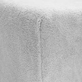 Sleeptime - Teddy - Hoeslaken - Grijs - Zacht Materiaal