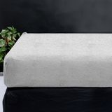 Sleeptime - Teddy - Hoeslaken - Grijs - Zacht Materiaal