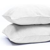 Sleeptime Teddy Kussensloop 2 Stuks Teddyfleece Wit