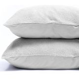 Sleeptime Teddy Kussensloop 2 Stuks Teddyfleece Grijs
