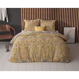 Sleeptime - Emeline Goud - Dekbedovertrek - Geel - Inclusief Kussensloop