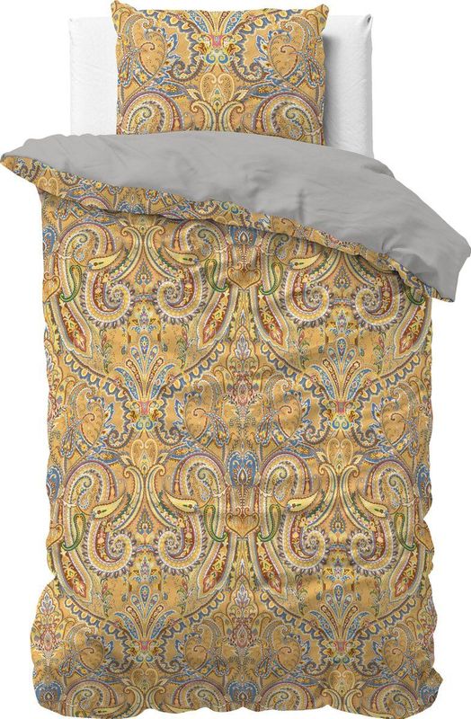 Sleeptime - Emeline Goud - Dekbedovertrek - Geel - Inclusief Kussensloop