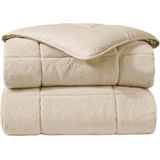 Zelesta® Teddybed - Dekbedovertrek - Creme - Wasbaar - Fluffy