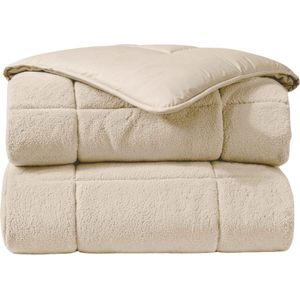 Zelesta® Teddybed - Dekbedovertrek - Creme - Wasbaar - Fluffy