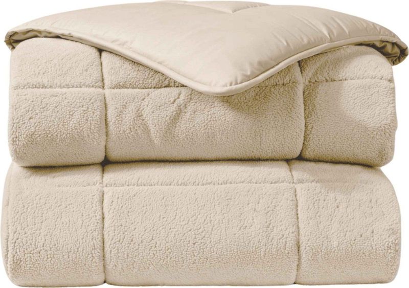Zelesta® Teddybed - Dekbedovertrek - Creme - Wasbaar - Fluffy