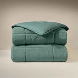 Zelesta - Teddybed - Groen - 240x200 - Wasbaar Dekbed - Fluffy Dekbedovertrek