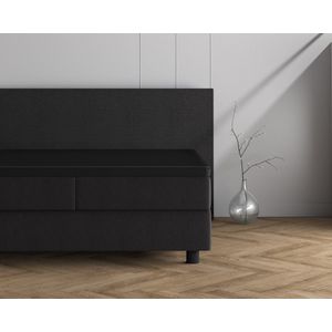 Dreamhouse - Dubbel Jersey Hoeslaken - Zwart - 100% Katoen - 220 gr.