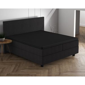 Dreamhouse - Dubbel Jersey Hoeslaken - Zwart - 100% Katoen - 220 gr.