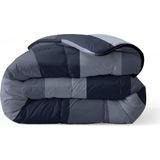 Sleeptime - 2 in 1 Dekbed - Blauw - 240 x 200 cm + 2 x Kussenslopen 60x70