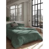 Sleeptime - 2 in 1 Dekbed - Groen - 240 x 200 cm + 2 x Kussensloop 60x70