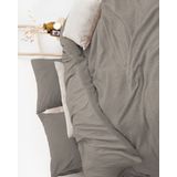 Sleeptime - Dekbedovertrek Teddy - Kaki - 240x220 + 2 Kussenslopen 60x70 - Bruin