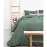 Dekbedovertrek - Grijs - Katoen - 1 Persoon