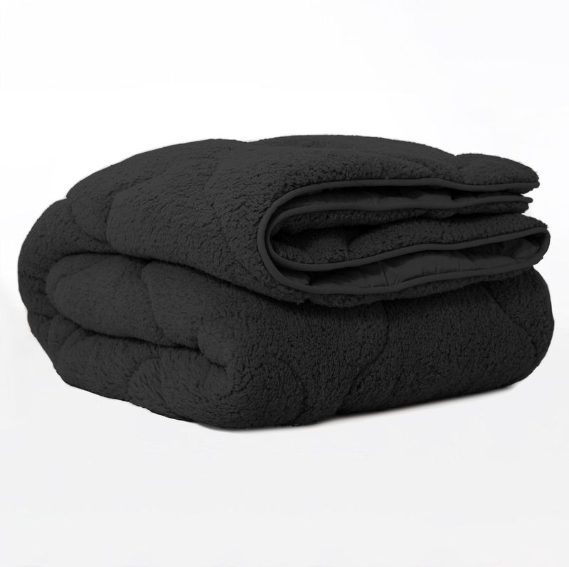 Sleeptime - Lazy Teddy - Dekbed - Antraciet - 240 x 200 cm