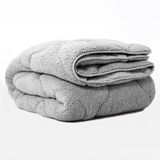 Sleeptime 2 in 1 Teddy Dekbed zonder Overtrek - Dekbed - 240 x 200 cm - Grijs