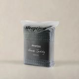 Sleeptime - Dekbedovertrek Check Teddy - Antraciet - 240x220 + 2 Kussenslopen 60x70 - Grijs