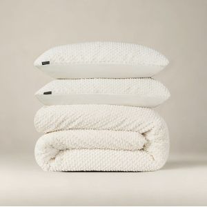 Sleeptime Fur Teddy Dekbedovertrek + 1 x kussensloop Creme