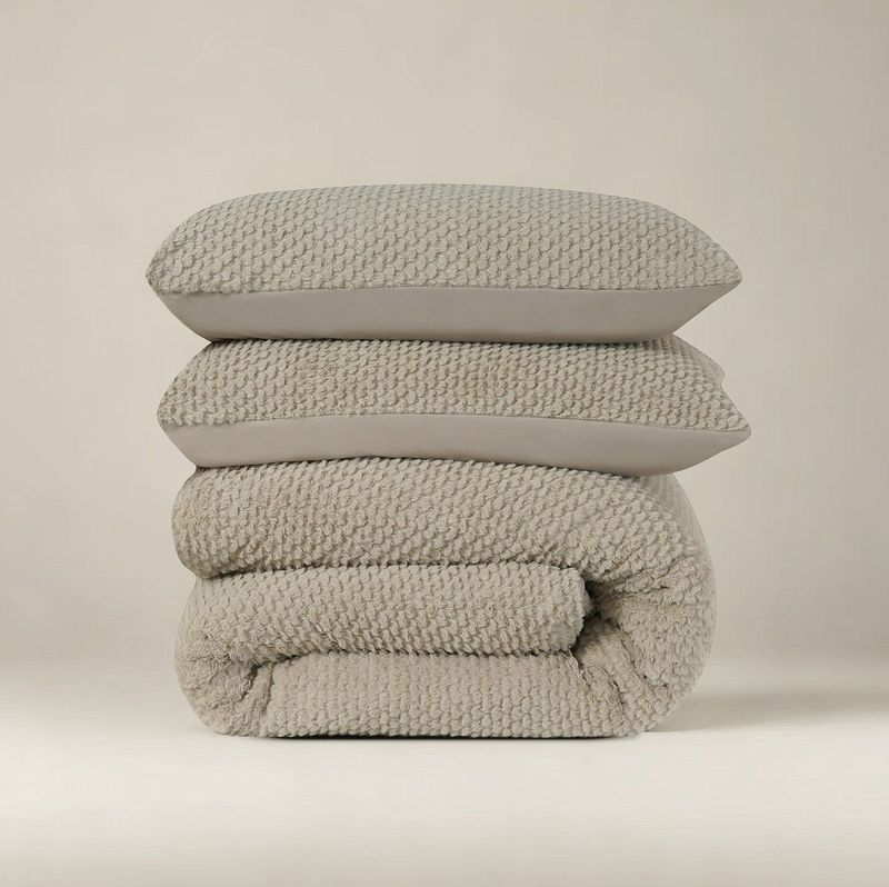 Sleeptime Fur Teddy Dekbedovertrek Taupe