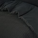 Sleeptime - Teddy Fur - Dekbedovertrek - Antraciet - Polyester