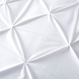 Sleeptime - Dekbedovertrek Velvet Pintuck - Wit - 140x220 + 1 Kussensloop 60x70