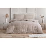 Sleeptime - Tailored - Dekbedovertrek - Taupe - 200x220 + 2 Kussenslopen 60x70
