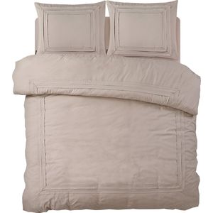 Sleeptime - Tailored - Dekbedovertrek - Taupe - 200x220 + 2 Kussenslopen 60x70