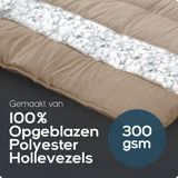 Sleeptime - All-in One Lazy Dekbed - Taupe - Inclusief Kussenslopen