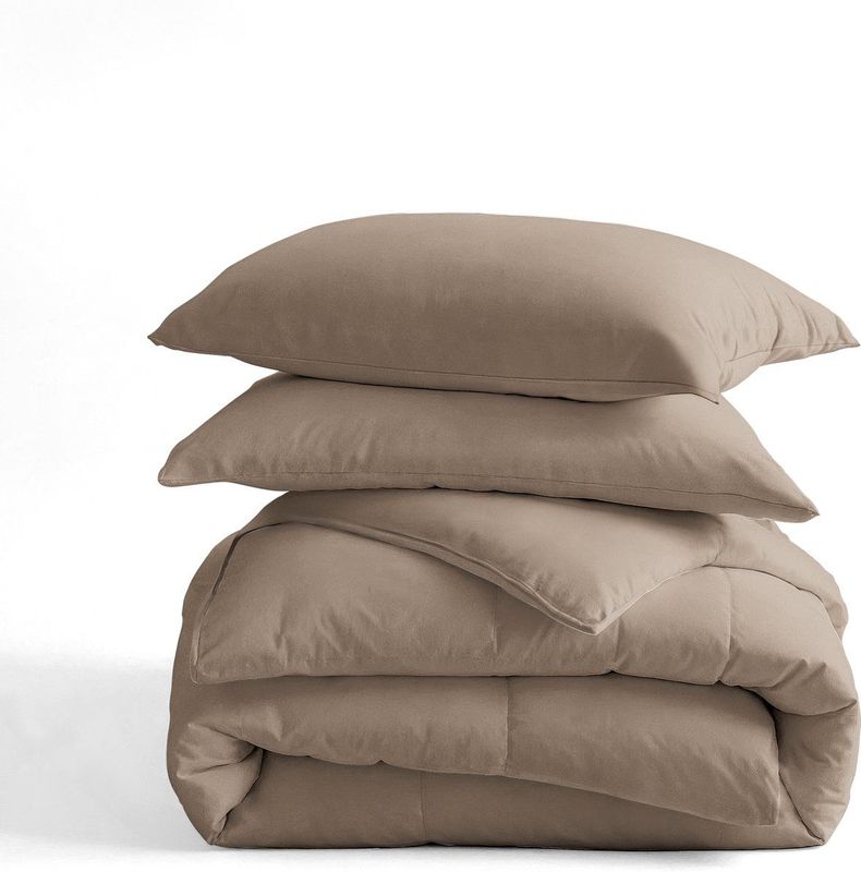 Sleeptime - All-in One Lazy Dekbed - Taupe - Inclusief Kussenslopen