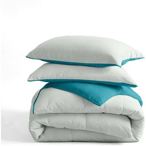 Dekbed - Wit - Katoen - 200x200 cm