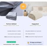 Sleeptime - Lazy Partner - Dekbed Zonder Overtrek - 200x200 Cm - 500 Gsm