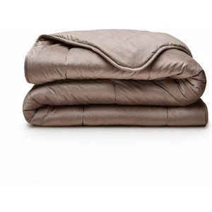 Sleeptime - Lazy Velvet - Dekbed - Taupe-Grijs - 140x200