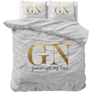 Sleepdown Gingham Geruit Dekbedovertrek Blauw - King 230x220 Cm, Omkeerbaar Met Kussenslopen