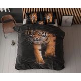 Dekbedovertrek - Grijs - Katoen - 2 Persoons