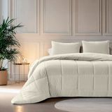 Sleeptime 2 in 1 Velvet Dekbed zonder Overtrek Dekbed Creme