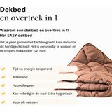 Sleeptime - Lazy - Wasbaar Dekbed Zonder Overtrek - 140x200 Cm - 300 Gsm