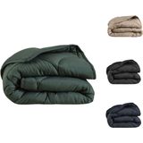 Dekbedovertrek - Grijs - Katoen - 1 Persoon