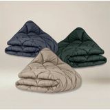 Dekbedovertrek - Wit - Katoen - 140x200 cm