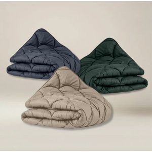 Sleeptime - Lazy - Dekbed en Dekbedovertrek in 1 - Antraciet - 300 gsm