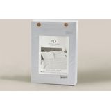 Primaviera DeLuxe Dekbedovertrek Hotel Stripe - Wit - Katoen Satijn - Inclusief 2 Kussenslopen