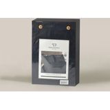 Primaviera DeLuxe Dekbedovertrek - Hotel Stripe - Antraciet - Katoen - Inclusief Kussenslopen